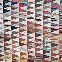 19th Century Patchwork Quilt Comprising 900 Pieces