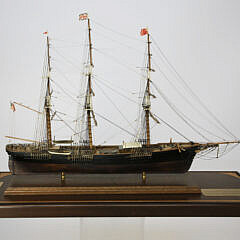 Cased Model of the 1852 Clipper Ship “Sovereign Of The Seas”, 20th Century