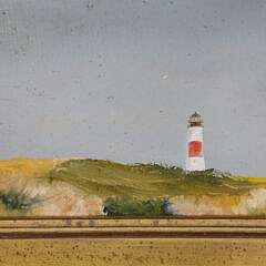 Contemporary Oil on Panel “View of Sankaty Light”