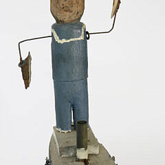 Folk Art Whirligig – Sailor Standing on the Bow of a Ship