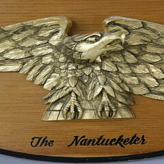 Paul McCarthy Carved and Gilt Eagle Plaque “The Nantucketer”