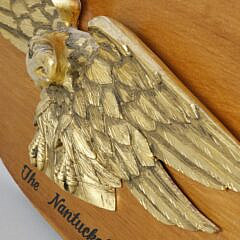 Paul McCarthy Carved and Gilt Eagle Plaque “The Nantucketer”