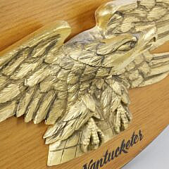 Paul McCarthy Carved and Gilt Eagle Plaque “The Nantucketer”