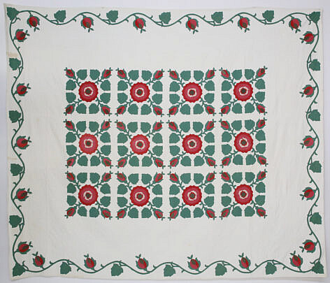 41502 Rose of Sharon Floral Quilt A_MG_8906