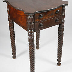 41518-101 Sheraton Mahogany 2 Drawer Work Stand A_MG_8765