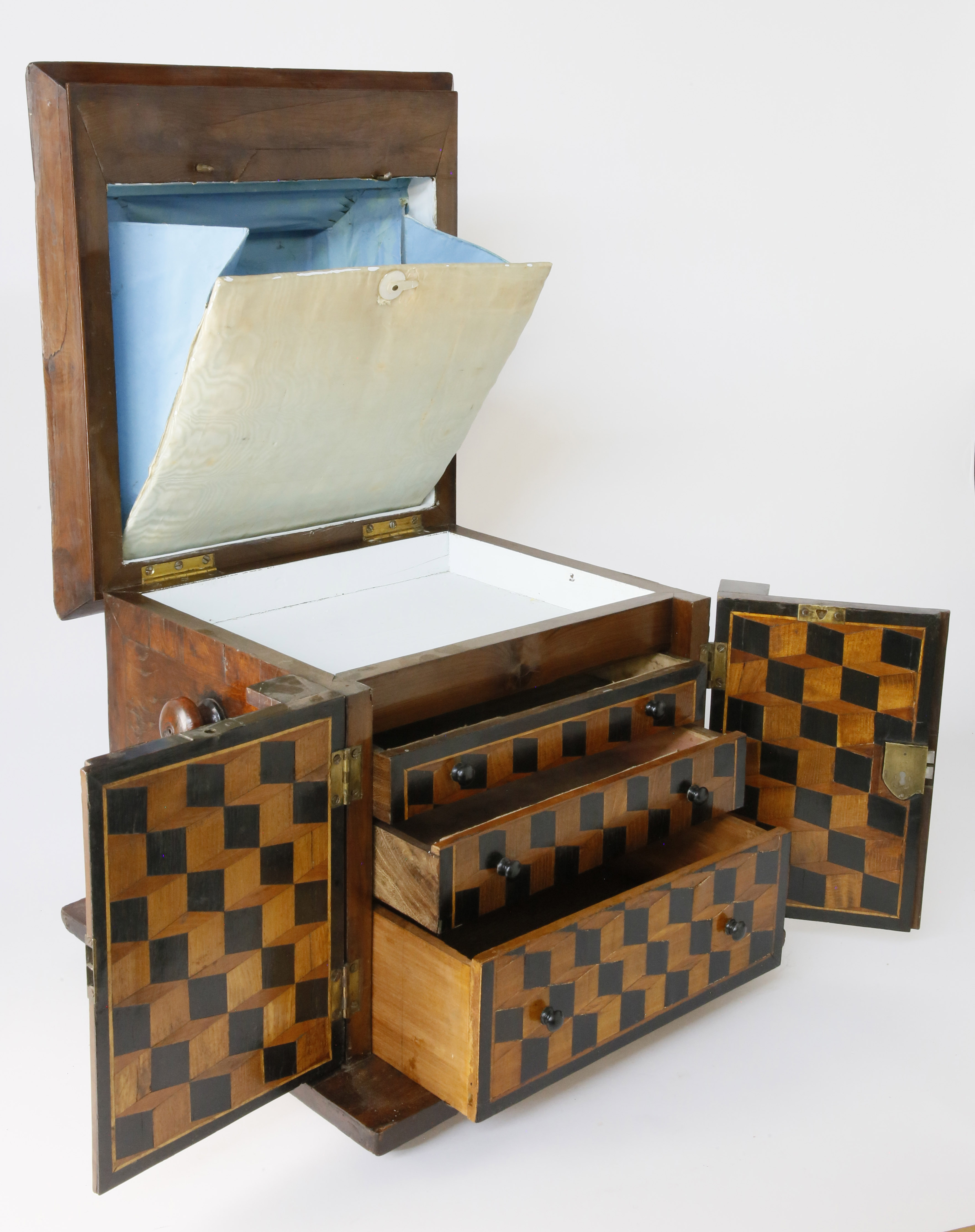 English Mahogany Collector's Box circa 1840 - English Mahogany ...