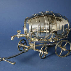 41564 Silver Plated Barrel Liquor Dispenser A_MG_9109