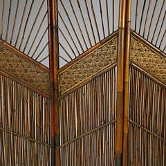 Bamboo Room Divider, 19th Century