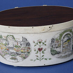 Mark Sutherland  and David Lazarus Scrimshawed Bone Ditty Box Purse