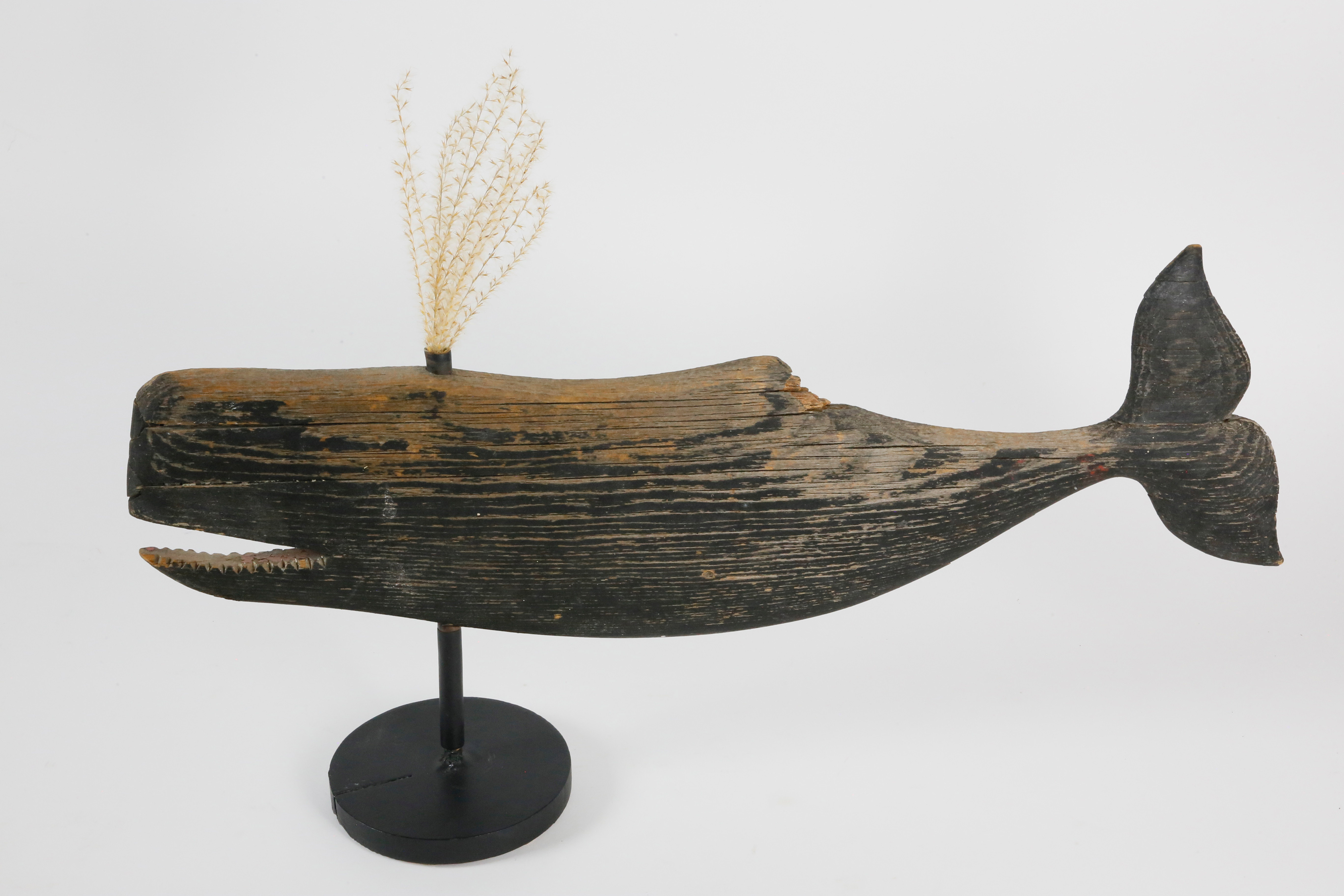 Primitive Nantucket Whale Weathervane 19th Century Primitive