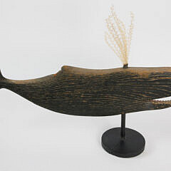 Primitive Nantucket Whale Weathervane, 19th Century