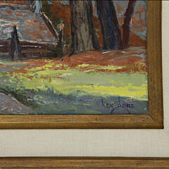 Ken Dore Oil On Board “Fall At The Farm”