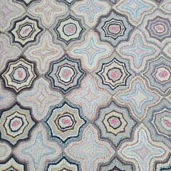 Elizabeth Eakins Custom Hand Tufted Rug Runner “Lebanon Pinwheels”