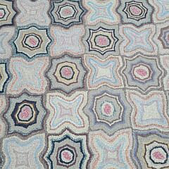 Elizabeth Eakins Custom Hand Tufted Rug Runner “Lebanon Pinwheels”