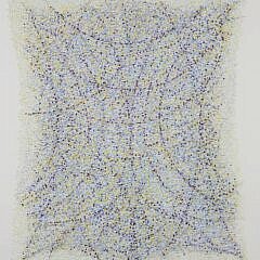 Masako Kamiya Gouache on Paper “Blue Angel”