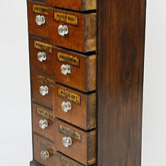 Twelve Drawer Apothecary Cabinet, 19th Century