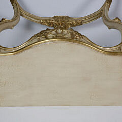 Pair of Contemporary French Louis XV Style Paint Decorated Console Tables