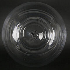 Vintage Simon Pearce Hand Blown Glass Round Orb Vase