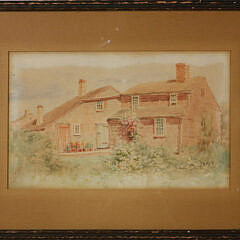 Jane Brewster Reid on Paper, “View of Nantucket Cottages”