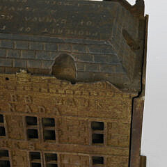 Antique 1891 Cast Iron Still Bank “The Traders Bank of Canada”
