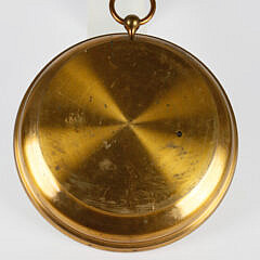 French Made U.S. Standard Holosteric Brass Barometer