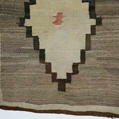 Two 1930s Vintage Navajo Native American Woven Rugs