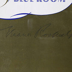 Eleanor Roosevelt Autographed Dinner Menu “The Shoreham Blue Room”, Washington, DC