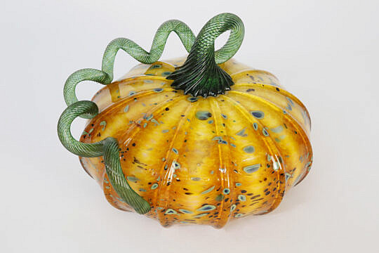 8-5045 Hand Blown Glass Pumpkin A_MG_7199