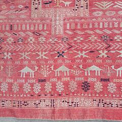 Vintage Woven Tribal Carpet