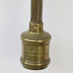 T.S. & J.D. Negus New York Brass Stick Barometer