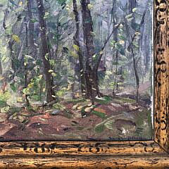 Frank Swift Chase Oil on Artist Board “Hidden Forest – Nantucket”