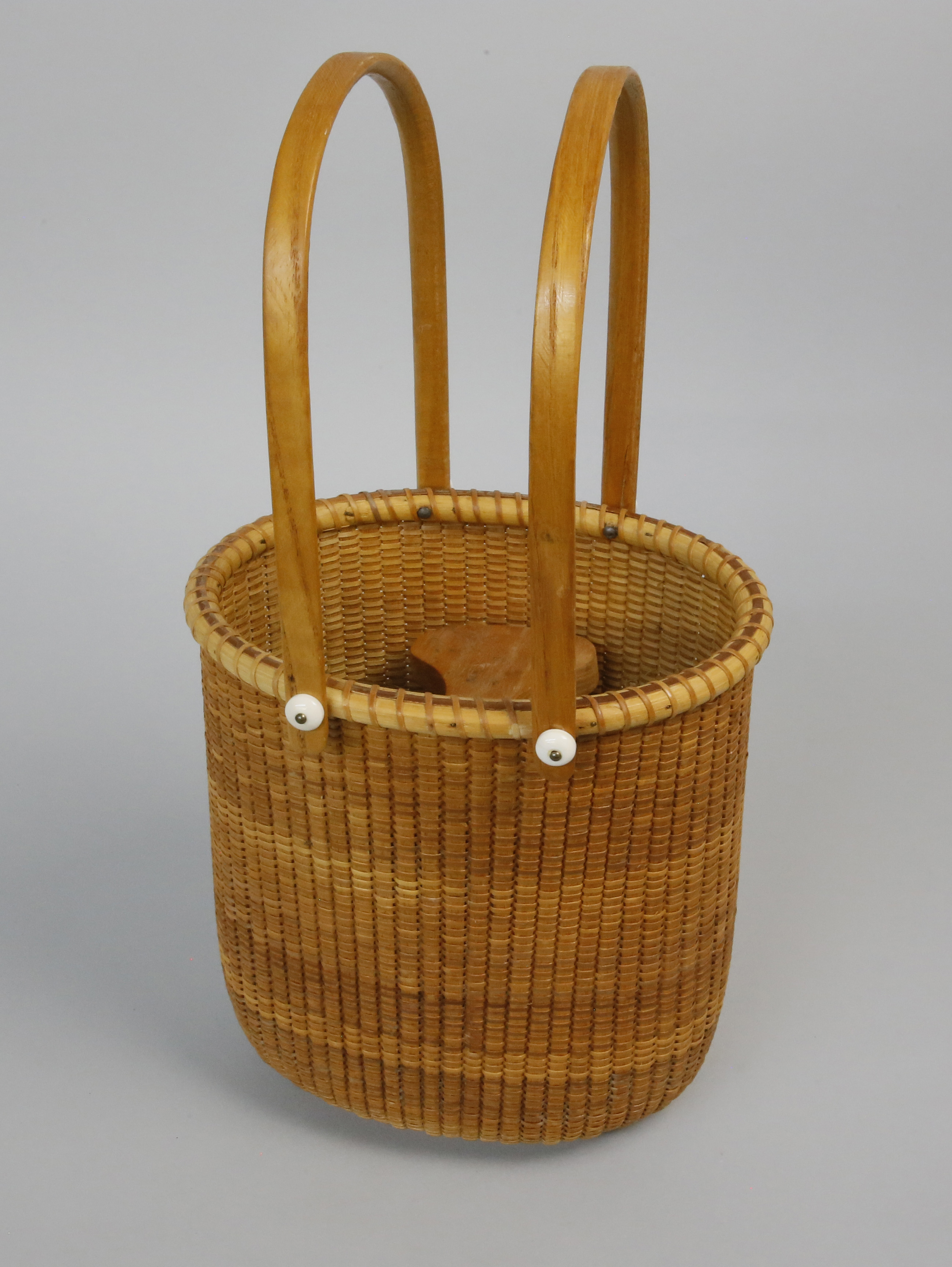 J. Cowen Nantucket Wine Basket J. Cowen Nantucket Wine Basket, circa