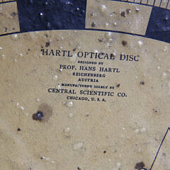 Hartl Optical Disc on Cast Iron Tripod, early 20th Century