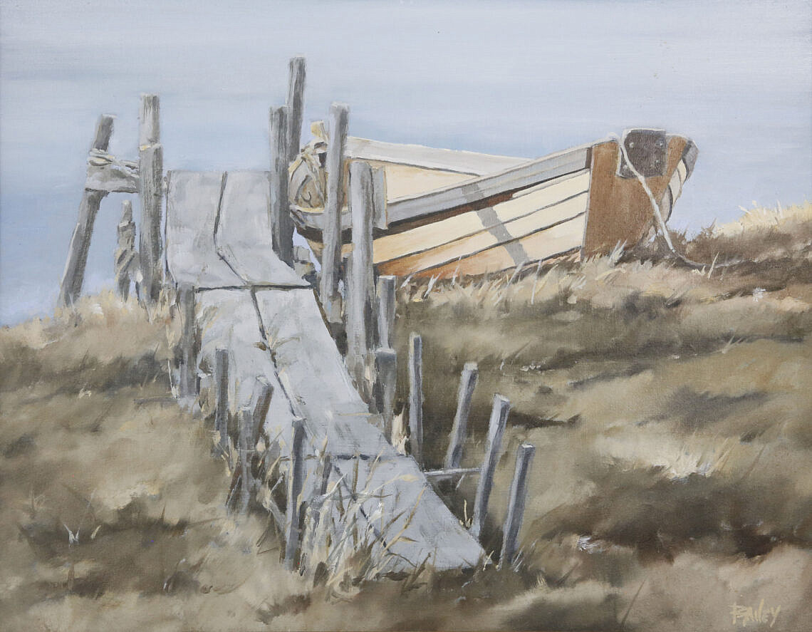 Roy Bailey Oil on Board "Madaket Dory" Roy Bailey Oil on Board "Madaket Dory" Rafael Osona