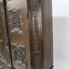 18th Century Continental Carved Cupboard