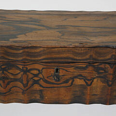 Anglo-Indian Calamander Wood Collectors Box, 19th Century