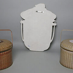 George Davis Carved and Painted Nantucket Basket