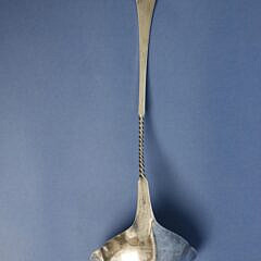 Lot - J & A Gardiner Coin Silver Punch Ladle