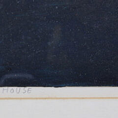 Elaine Gifford Mixed Media on Paper “Night House”