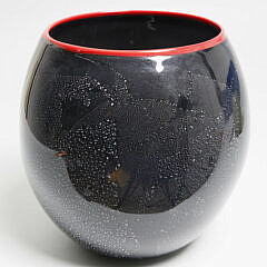 Contemporary Handblown Glass “Galaxy” Vase, 2007