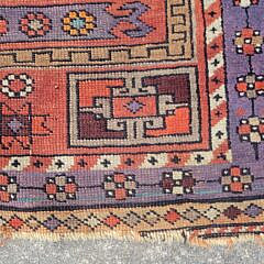 Antique Tribal Kazak Carpet