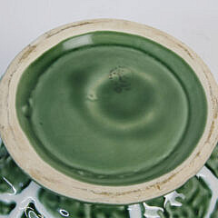 Portuguese Ceramic Covered Cabbage Soup Tureen and Ladle