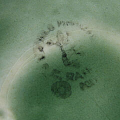 Portuguese Ceramic Covered Cabbage Soup Tureen and Ladle