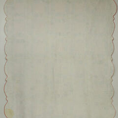 Pink Wedding Ring Quilt with Machine Stitching, circa 1930s