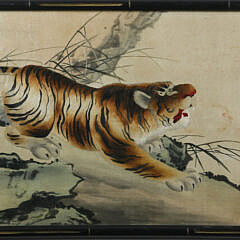 21-4990 Japanese Meiji Tiger Embroidery A_MG_1360