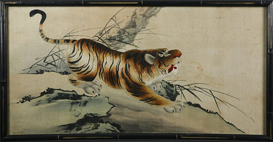 21-4990 Japanese Meiji Tiger Embroidery A_MG_1360