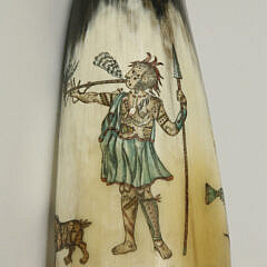 59-4218 Scrimshaw Powder Horn A _MG_1711