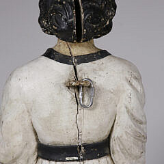 Polychrome Carved Pine Jenny Lind Ship’s Figurehead, mid 19th Century