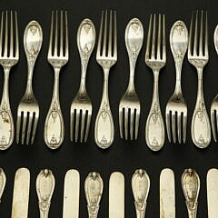 Collection of English Sterling Silver Flatware