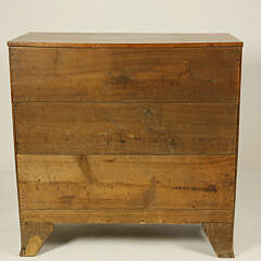 American Hepplewhite Inlaid Mahogany Chest of Drawers, 19th Century